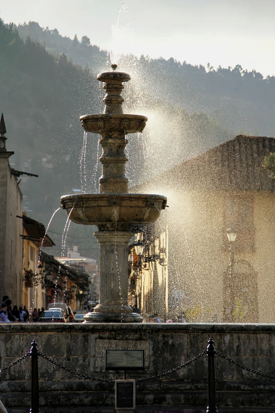 PILETA DE LA PLAZA MAYOR DE CAJAMARCA