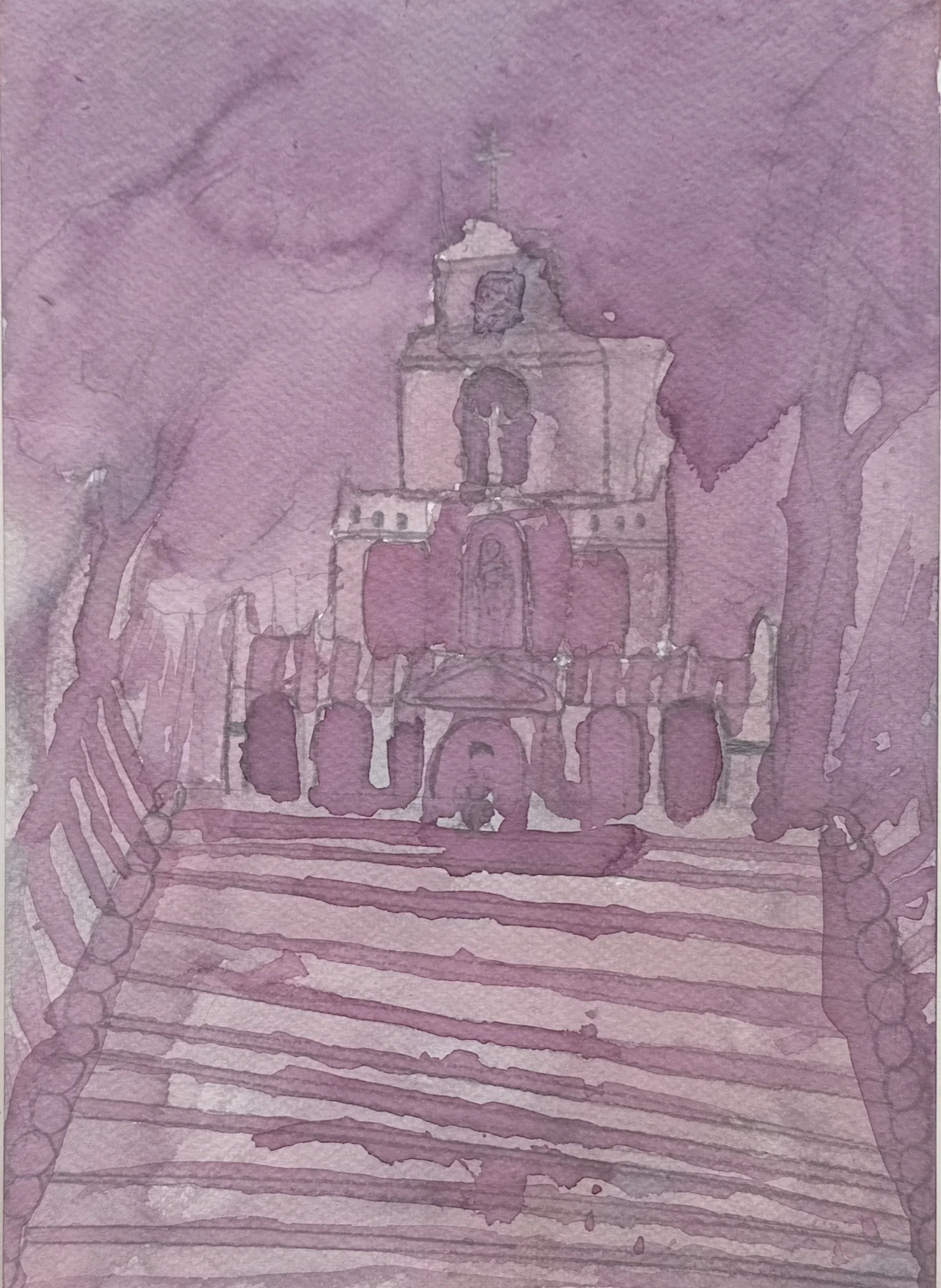 Una iglesia en las alturas