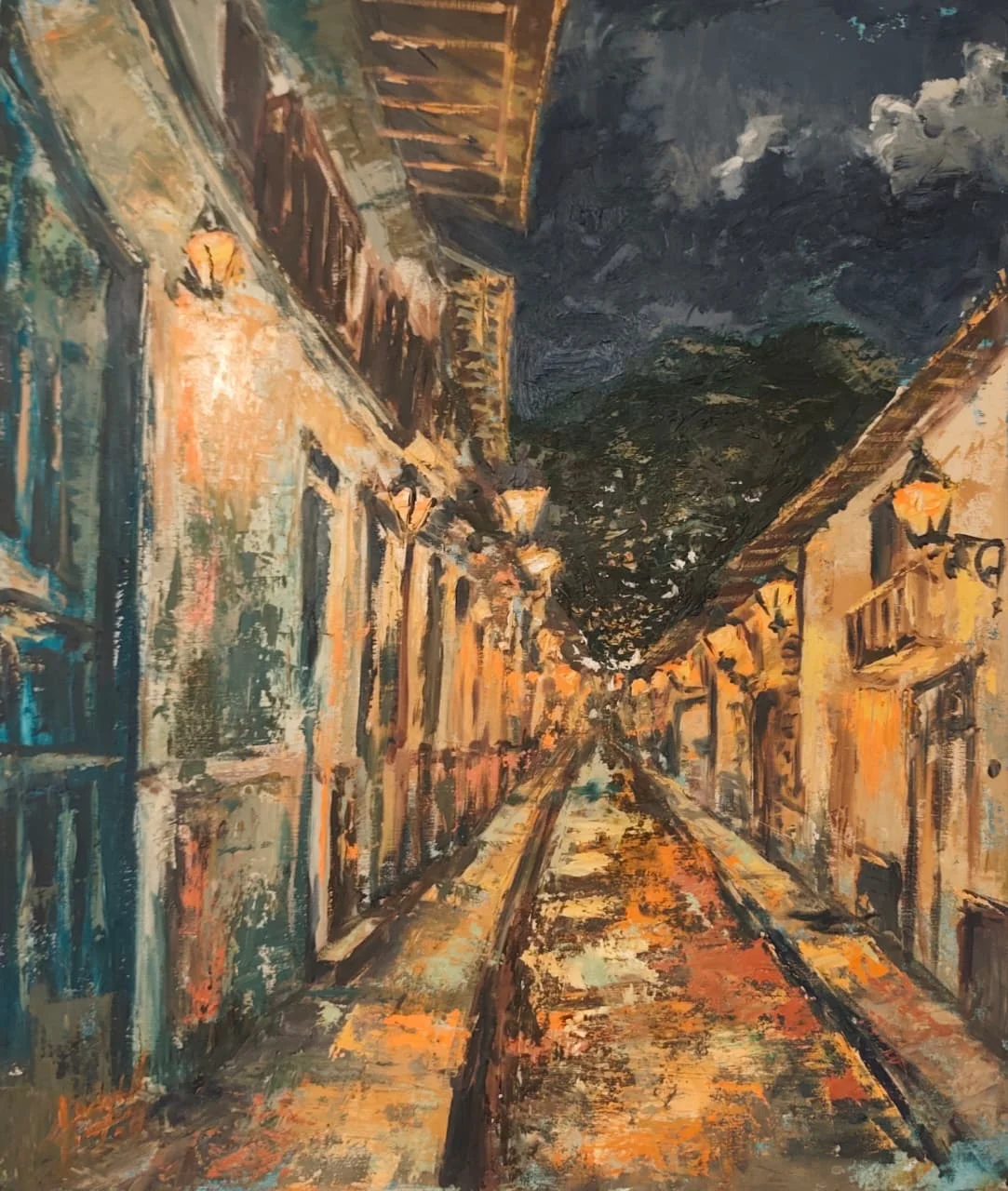 Cajamarca al anochecer