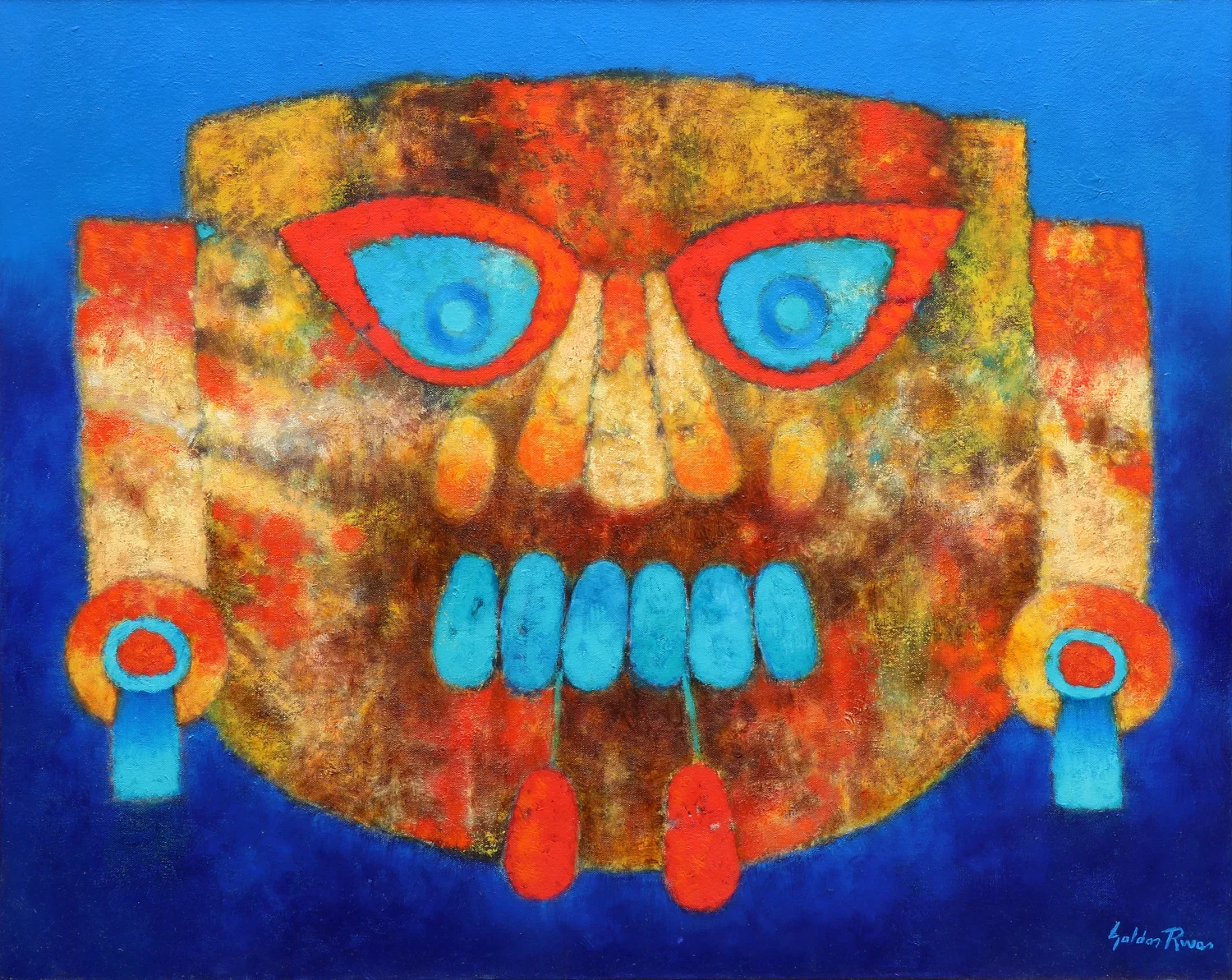 2014_MascaraChimu II_65x81cm